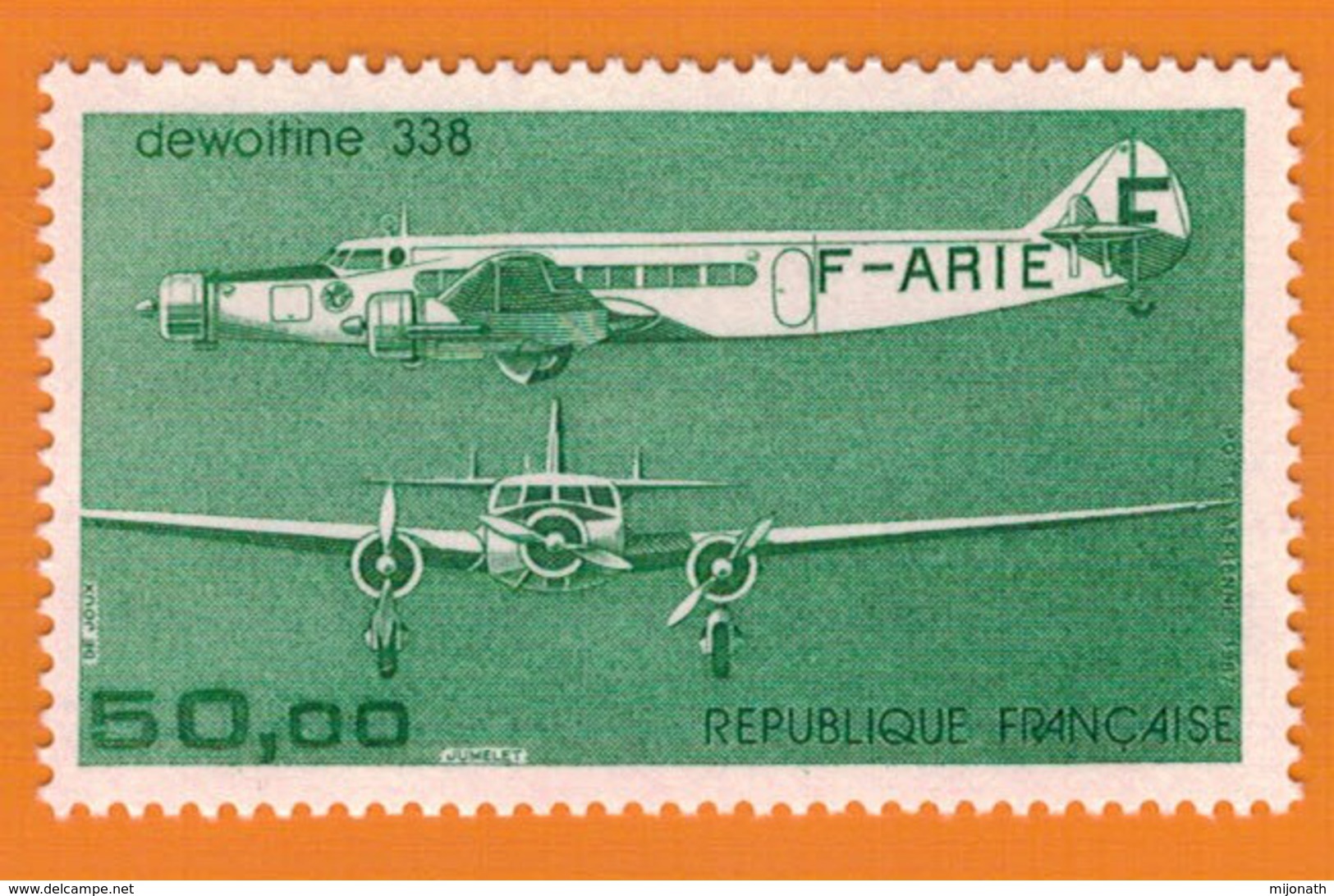Ph-France-Aériens-neuf** 1987 N°60 - 1960-.... Mint/hinged