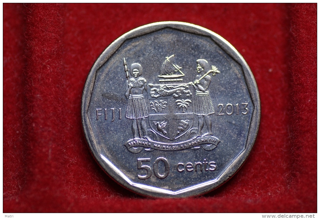 Fiji 50 Cents 2013 Iliesa Delana Km#515 Unc - Fidschi