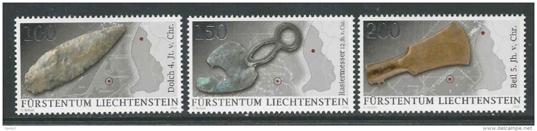 Liechtenstein, Mi Jaar 2016, Reeks,  Postfris (MNH) Zie Scan - Ungebraucht