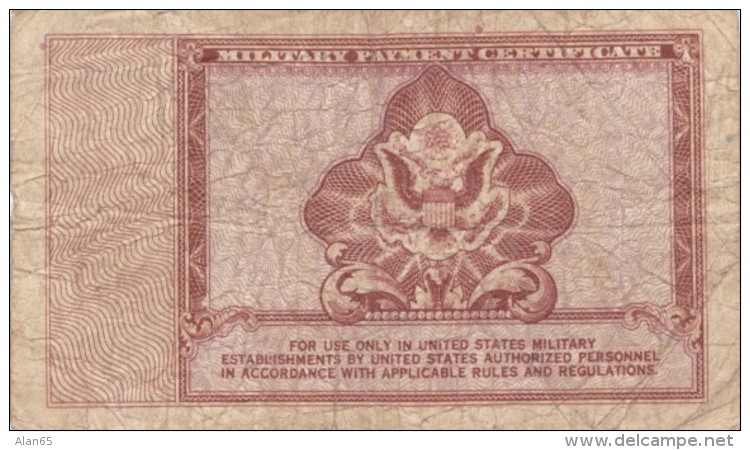 USA Military Payment Certificate #M19 Series 472, 1 Dollar Note Currency - 1948-1951 - Series 472