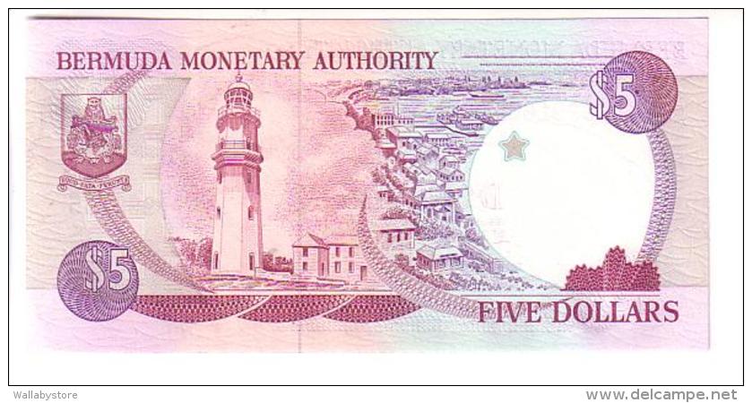 Bermuda 5 Dollars (1989) First Date - UNC R! - Bermudas