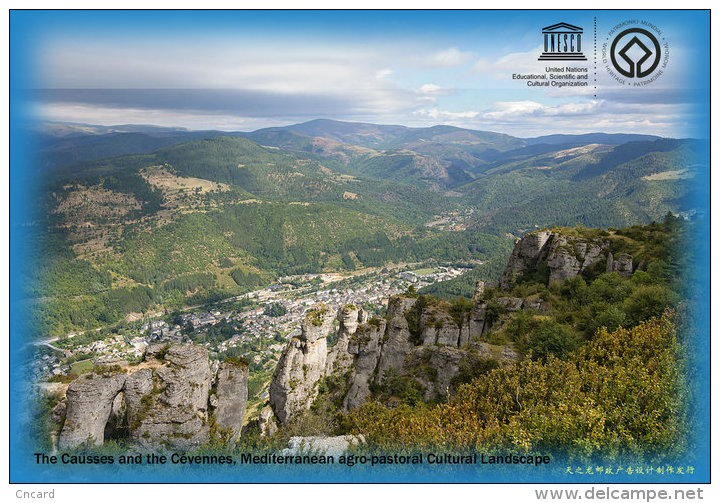 T62-119]  The Causses And The Cévennes, Mediterranean Agro-pastor France  UNESCO, China Pre-paid Card, Postal Stationery - UNESCO