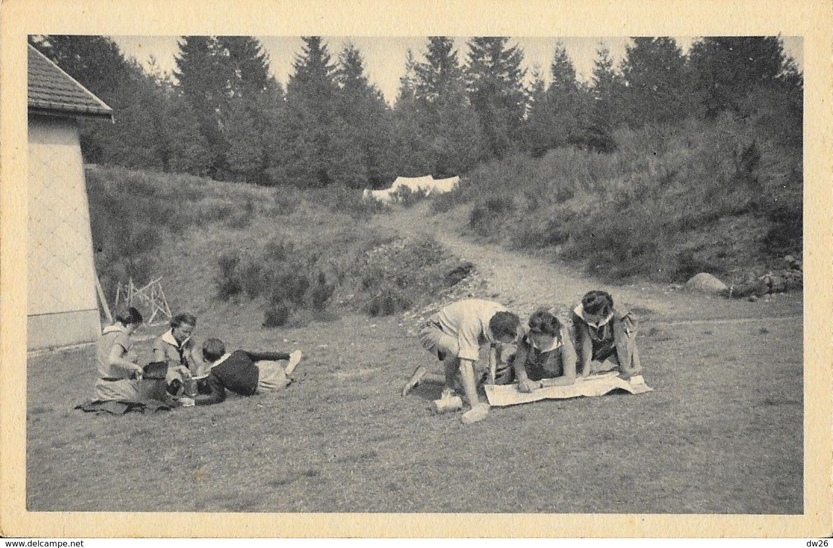 Fédération Française Des Eclaireuses De France, F.F.E. - Lot De 6 Cartes Non Circulées: Camp, Tentes, Activités... - Scoutisme