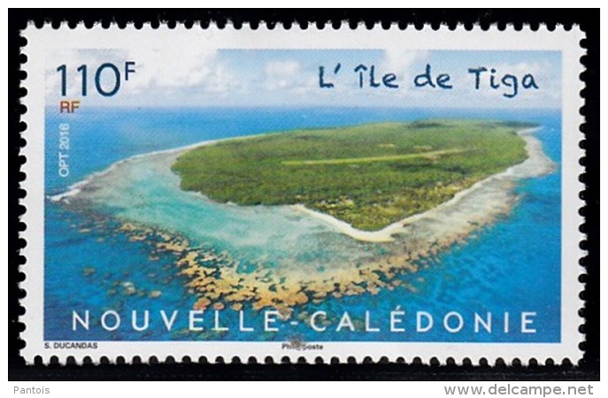 Nouvelle Calédonie 2016 Île De Tiga ** - Unused Stamps