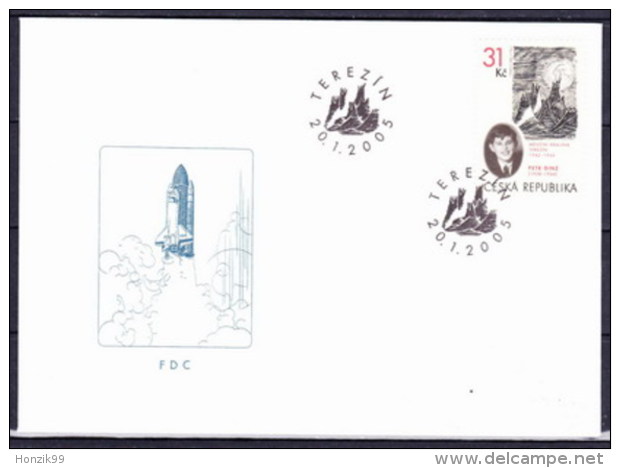 Tchéque République 2005 Mi 421 - Bl.21 - Timbre, Envelope Premier Jour (FDC) - FDC