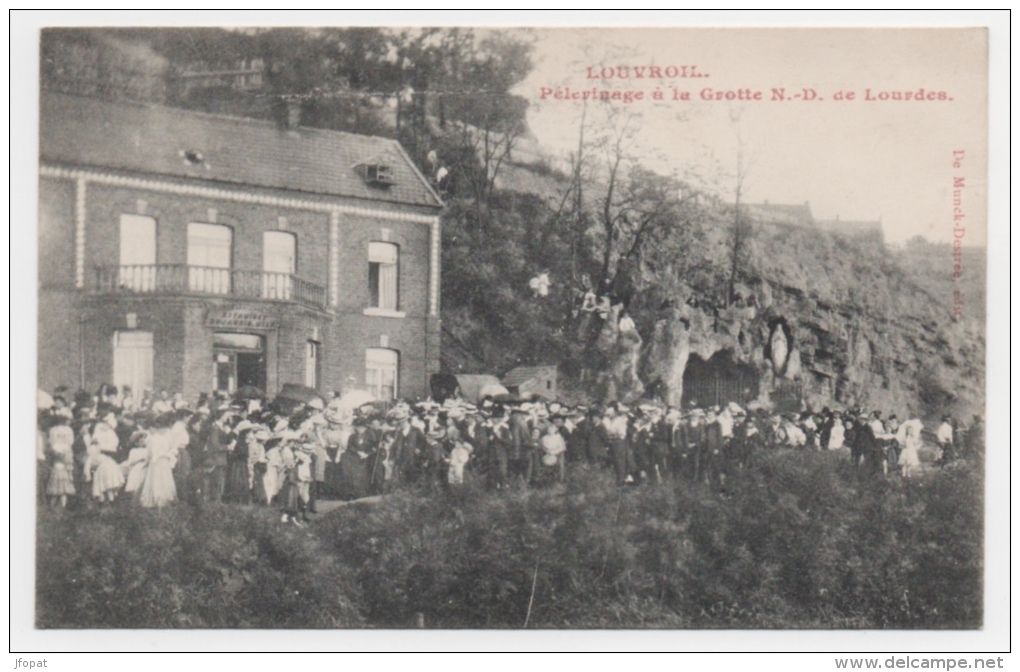 59 NORD - LOUVROIL Pèlerinage à La Grotte N.D. De Lourdes - Louvroil