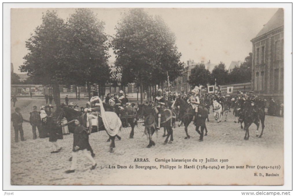 62 PAS DE CALAIS - ARRAS Cortège Historique Du 17 Juillet 1910 - Arras