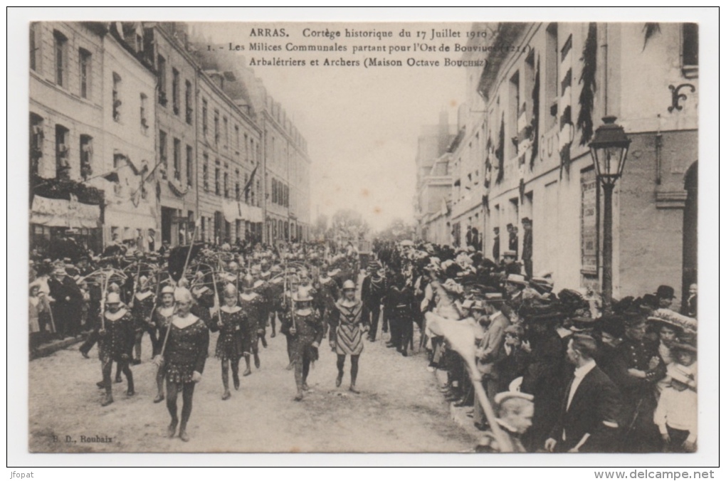 62 PAS DE CALAIS - ARRAS Cortège Historique Du 17 Juillet 1910 - Arras