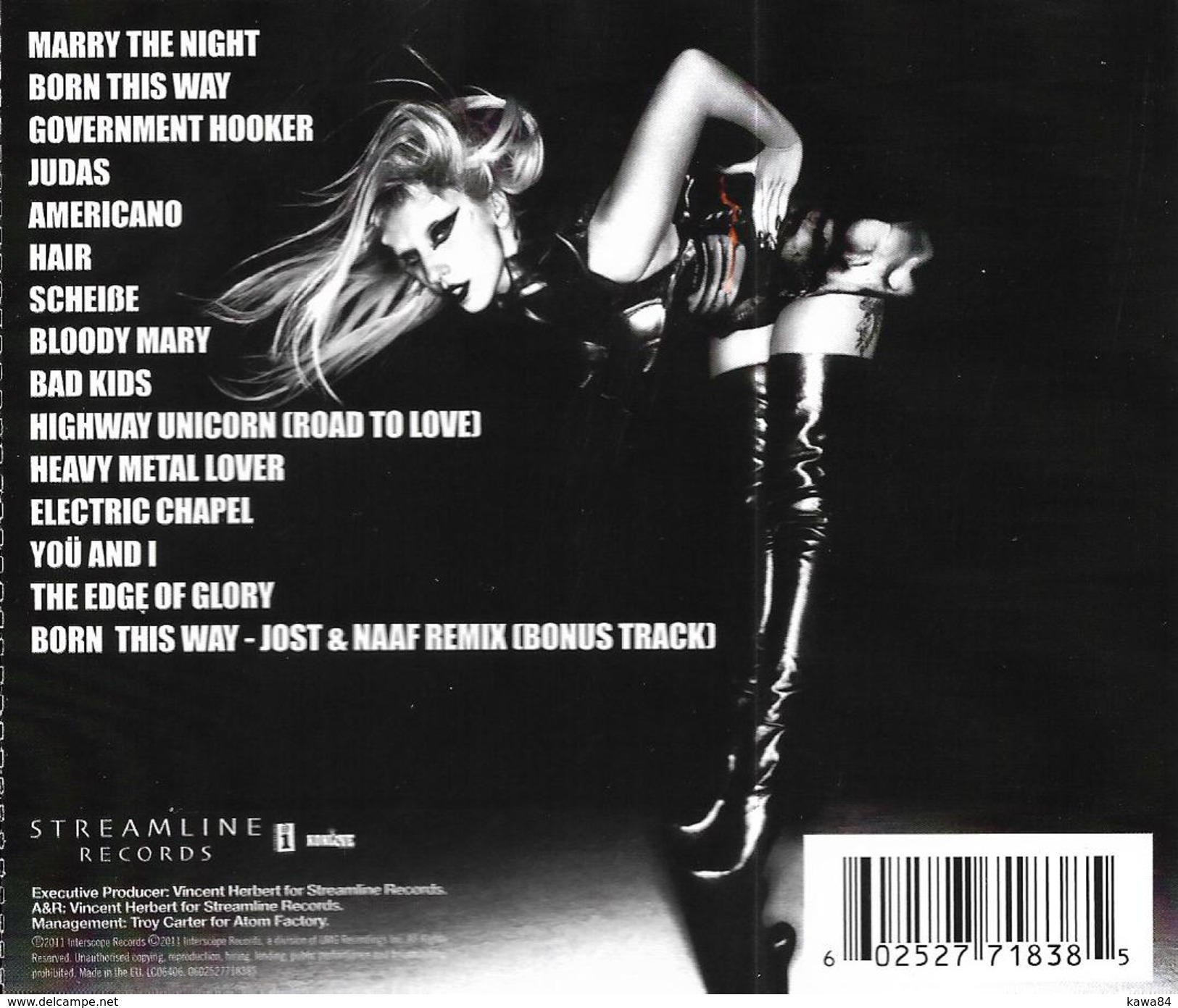 CD  Lady Gaga  "  Born This Way  "  Europe - Rap & Hip Hop