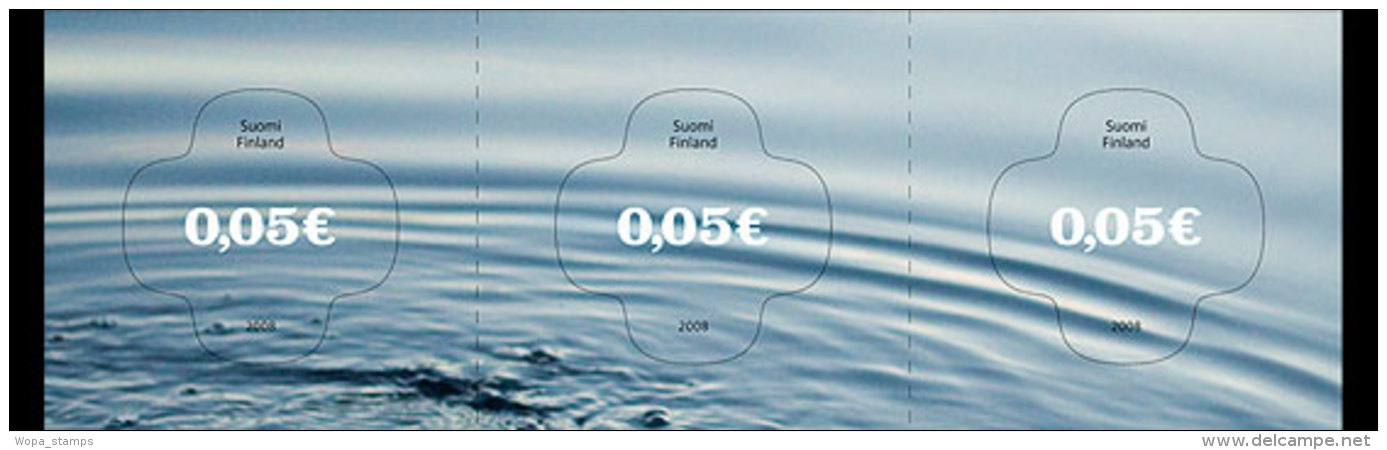 Finland 2008 Set - Water Strip - Unused Stamps