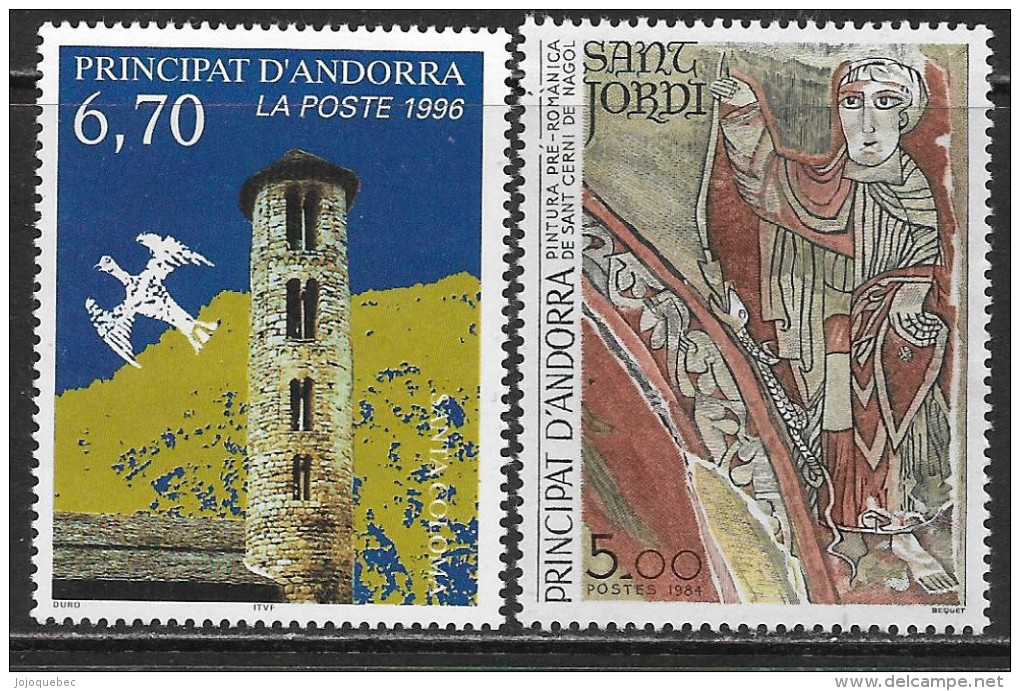 Andorre Français Neufs Sans Charniére, Coté 6,50 Euros, Y & T, MINT NEVER HINGED - Ongebruikt