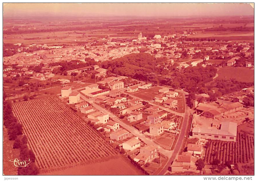 AUDE  11   BRAM  LE NOUVEAU QUARTIER  LOTISSEMENT CITE JACQUES RANCOULE  VUE AERIENNE - Bram