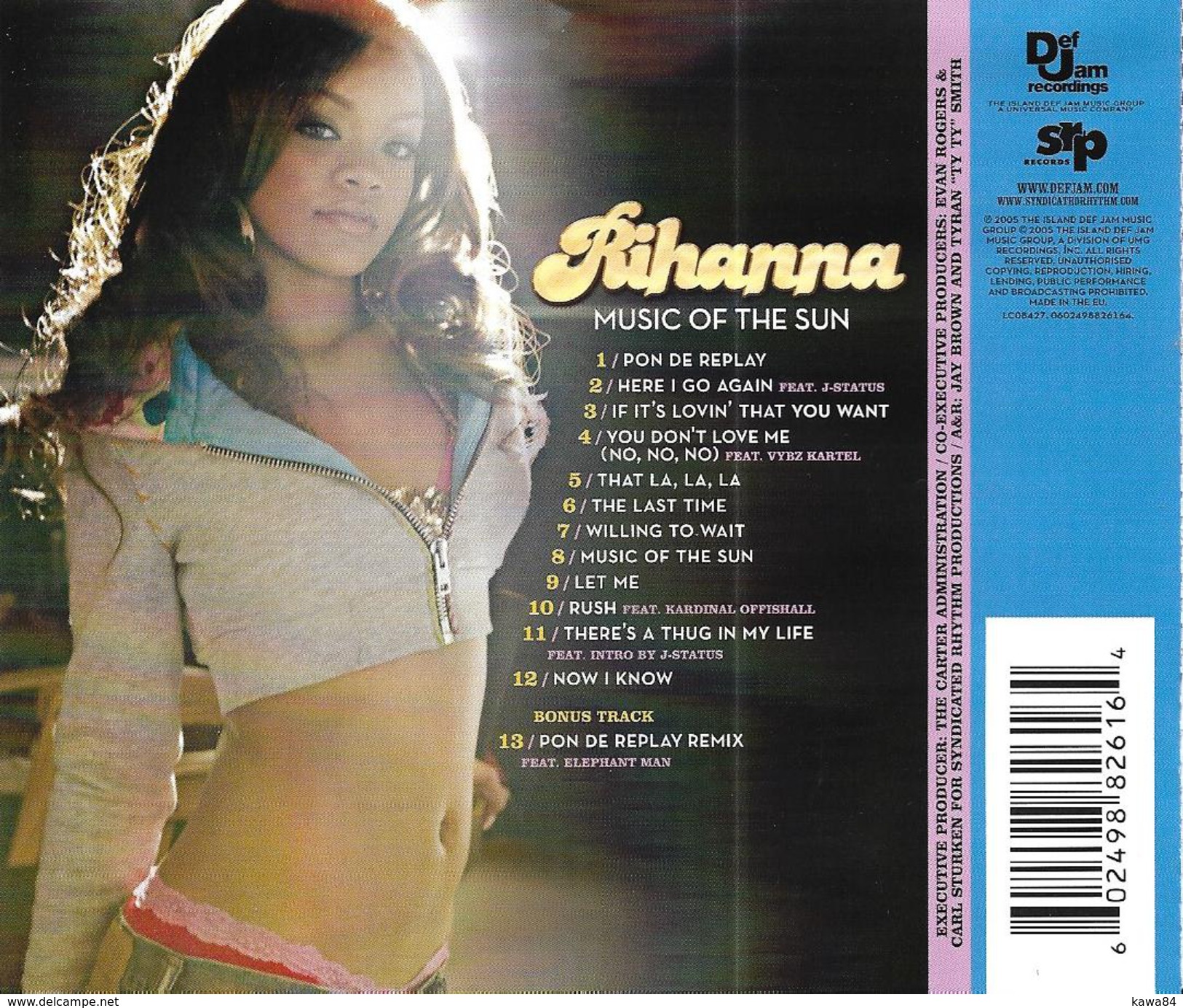 CD  Rihanna  "  Music Of The Sun  "  Europe - Soul - R&B