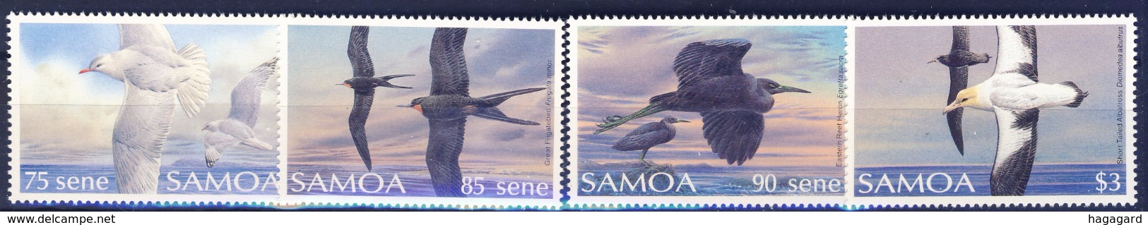 #Samoa 1989. Birds. Michel 673-76. MNH(**) - Samoa