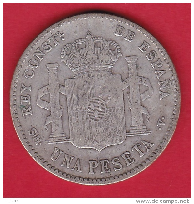 Espagne - 1 Pesetas - 1903 - Argent - Autres & Non Classés