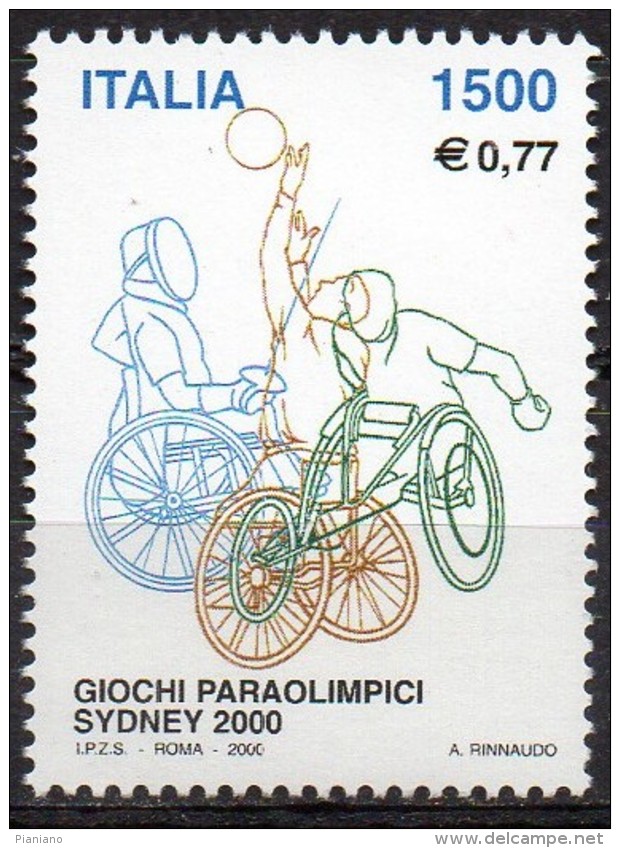 PIA  -  ITALIE  -  2000  : Paraolimpiadi Di Sidney -   (SAS   2504) - Verano 2000: Sydney - Paralympic