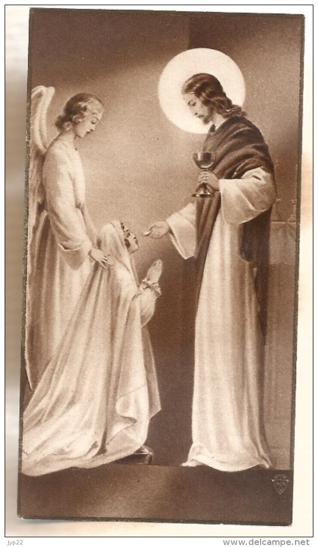 Image Pieuse Religieuse Holy Card Communion Geneviève Passaret 19-06-1949 - Ed ?? - Images Religieuses