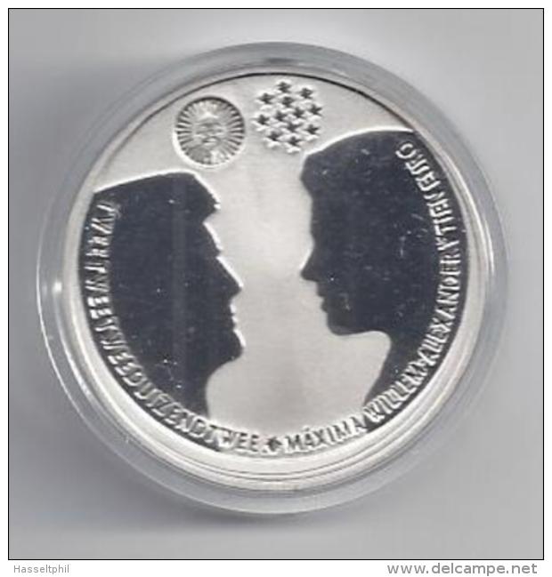 NEDERLAND 10 EURO Zilver 2002 - Huwelijk Kroonprins - PROOF In Capsule - Pays-Bas