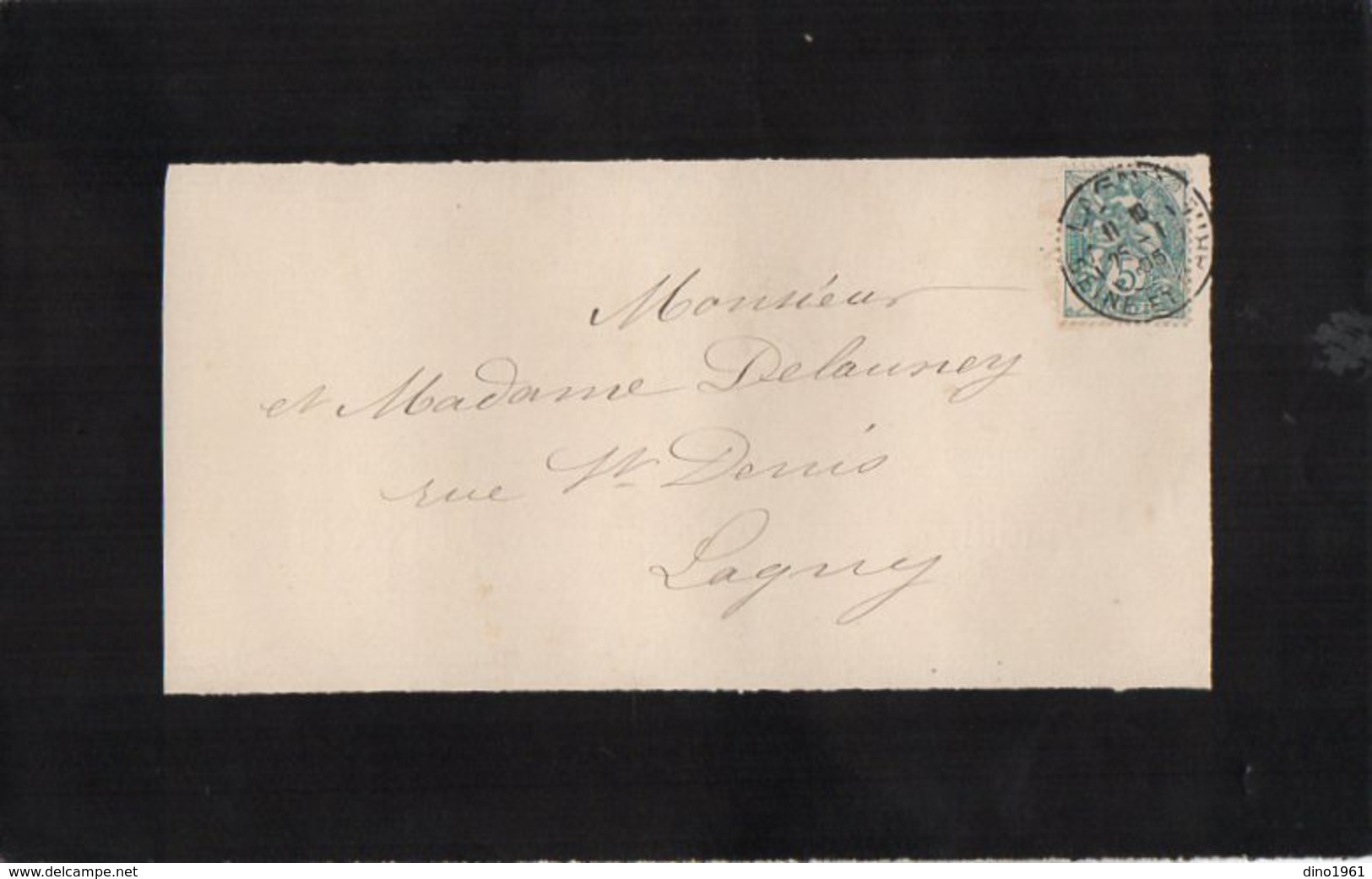 TB 2086  -  Lettre De Mr Léon DELAUNEY Greffier De Paix à LAGNY Pour LAGNY - 1877-1920: Période Semi Moderne