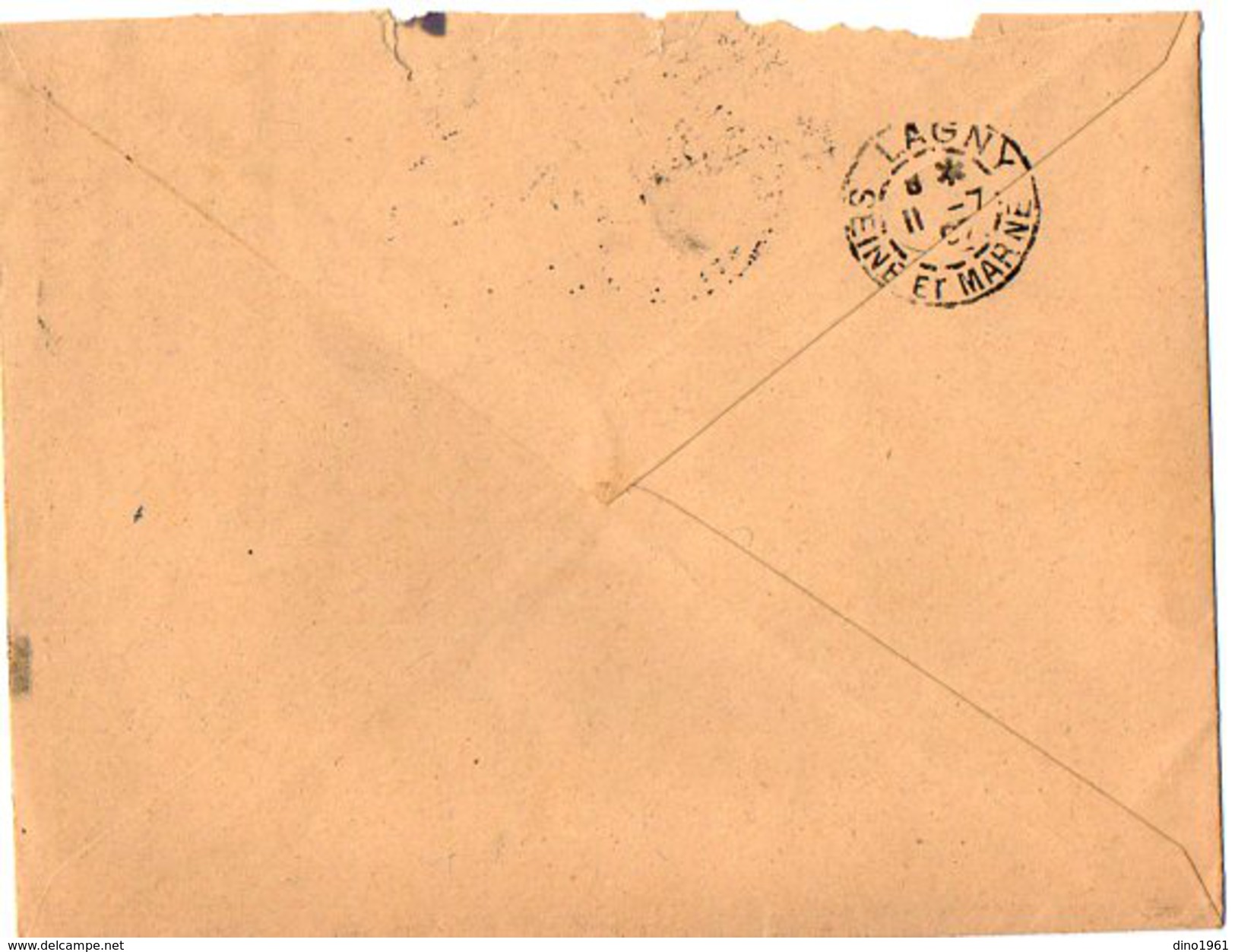 TB 2089 - LSC - TB Type Semeuse Sur Lettre OB NEUILLY PLAISANCE  Pour LAGNY - 1877-1920: Période Semi Moderne