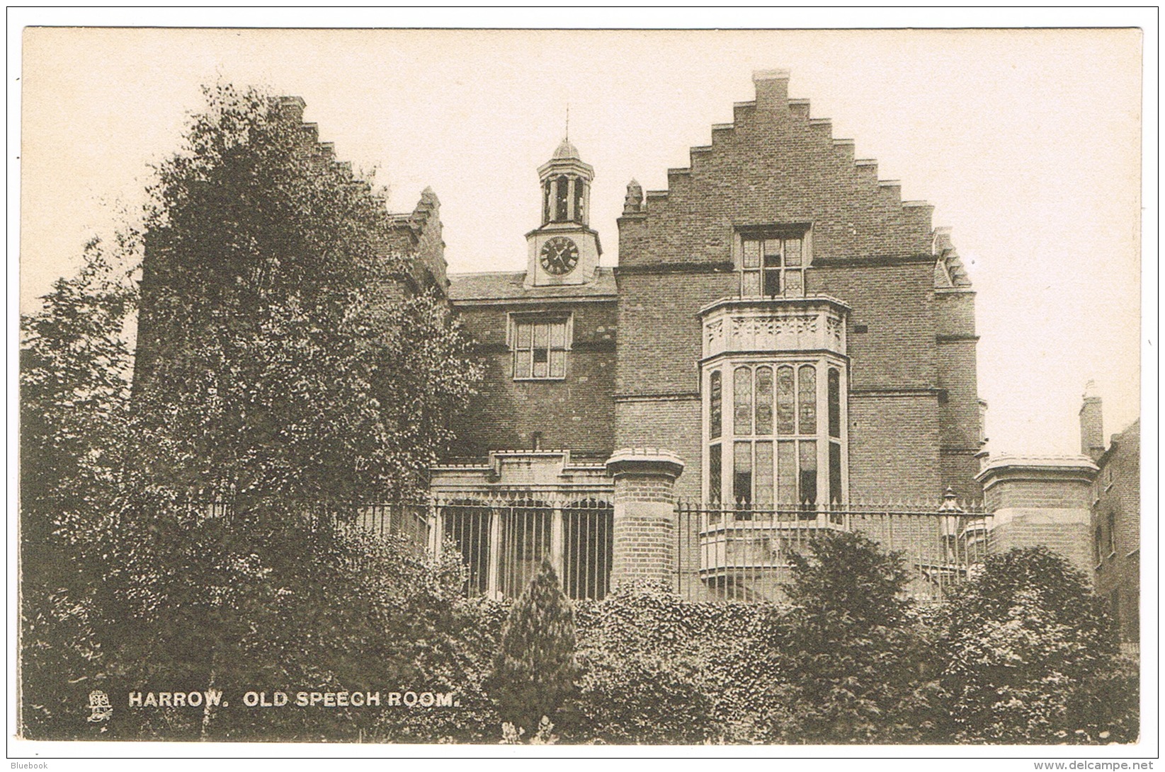 RB 1123 -  Raphael Tuck Postcard - Old Speech Room - Harrow School Middlesex - Middlesex