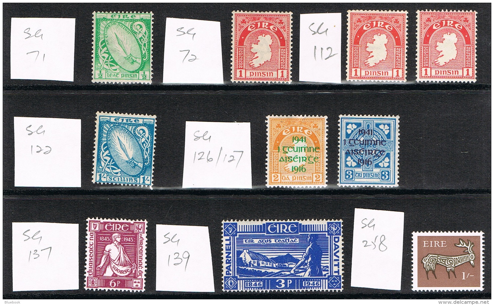 RB 1123 -  Selection Of Eire Ireland Mint &amp; MNH Stamps - Inc  MNH SG 122 (cat &pound;70) - Good Value - Unused Stamps