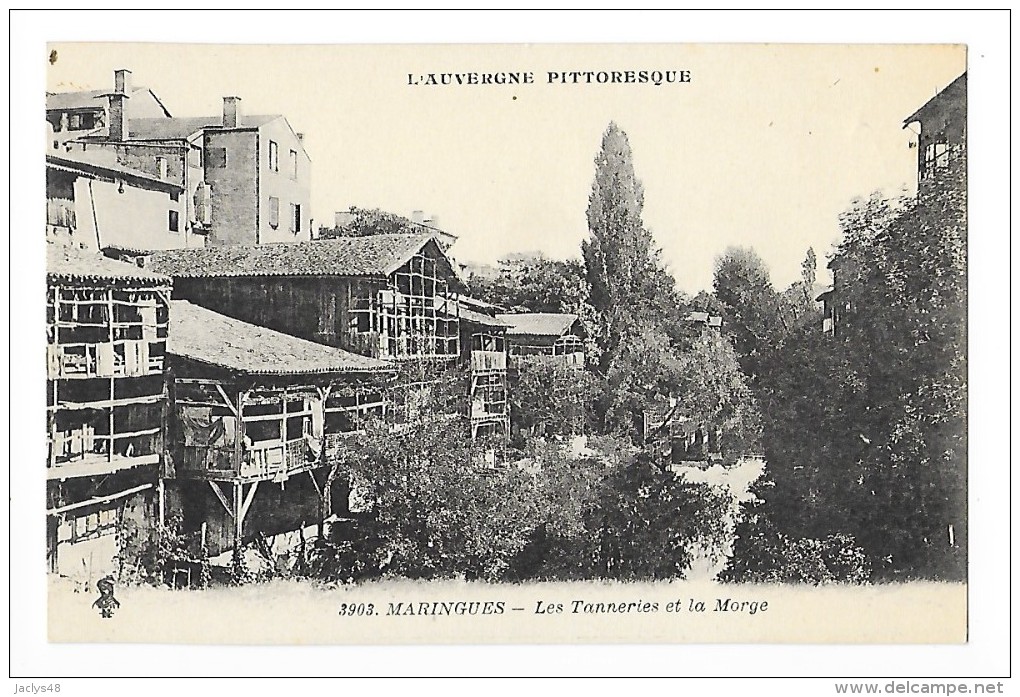 MARINGUES  (cpa 63)    Les Tanneries Et La Morge -    - L 1 - Maringues