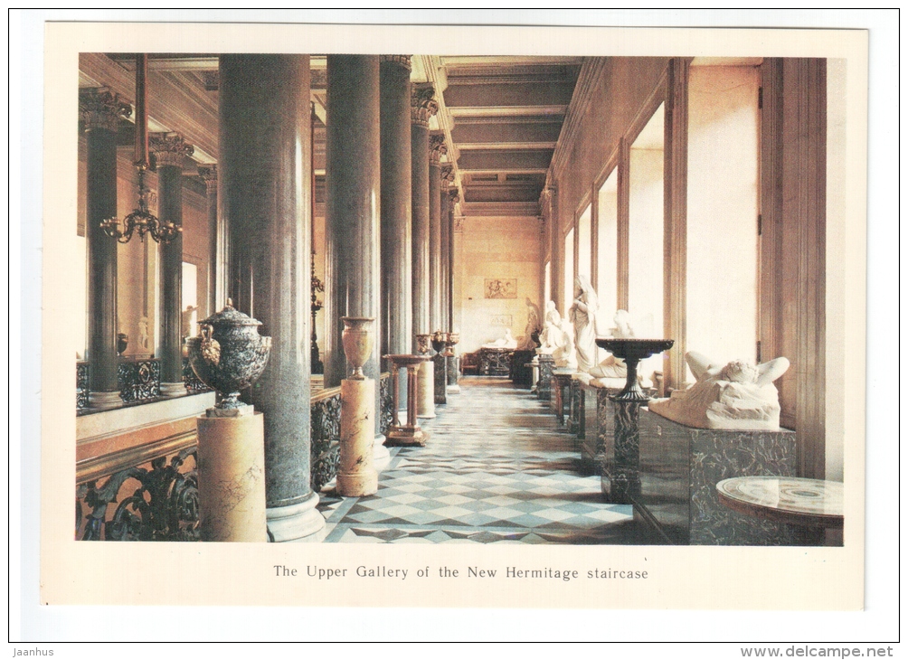 The Upper Gallery Of The New Hermitage Staircase - Hermitage - St. Petersburg - Leningrad - 1978 - Russia USSR - Unused - Russland