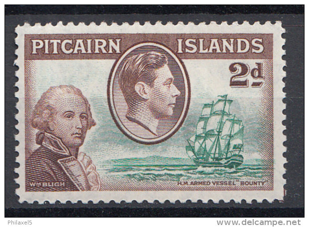 Pitcairn - Koning George VI - Muiterij "Bounty"- Leutnant Bligh - Pitcairn - MH - M4 - Pitcairneilanden