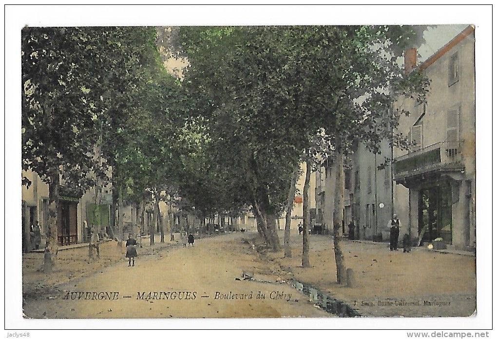 MARINGUES  (cpa 63)  Boulevard Du Chéry -    - L 1 - Maringues