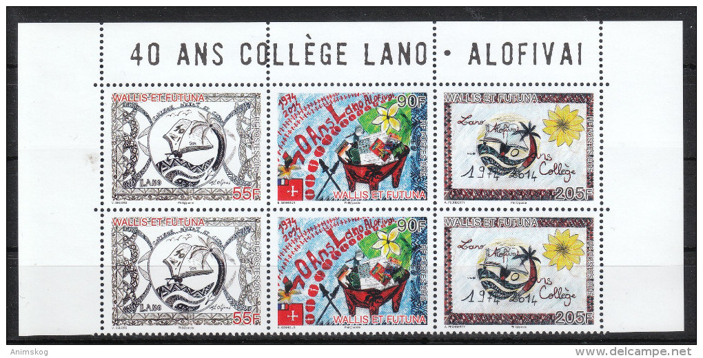 Wallis+Futuna 2015**,40 Jahre Lano-Alofivai, Sukkulente / Wallis+Futuna 2004, MNH, 40 Years Of Lano-Alofivai, Succulent - Sukkulenten