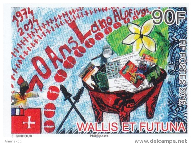 Wallis+Futuna 2015**,40 Jahre Lano-Alofivai, Sukkulente / Wallis+Futuna 2004, MNH, 40 Years Of Lano-Alofivai, Succulent - Sukkulenten