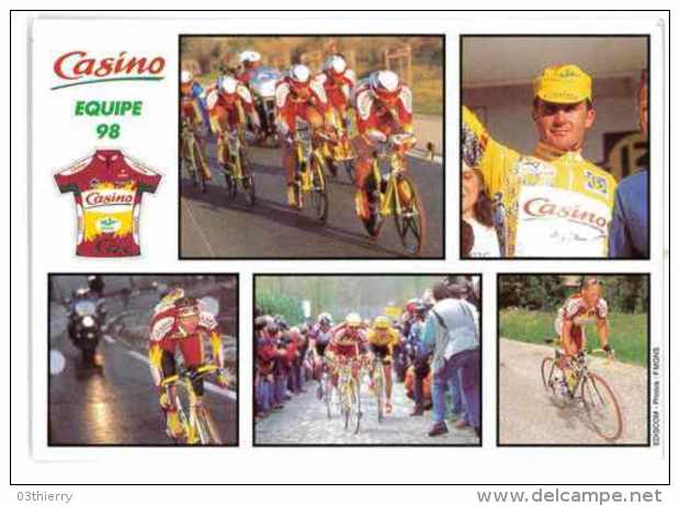 CPSM CYCLISME EQUIPE CASINO 1998 - Cyclisme