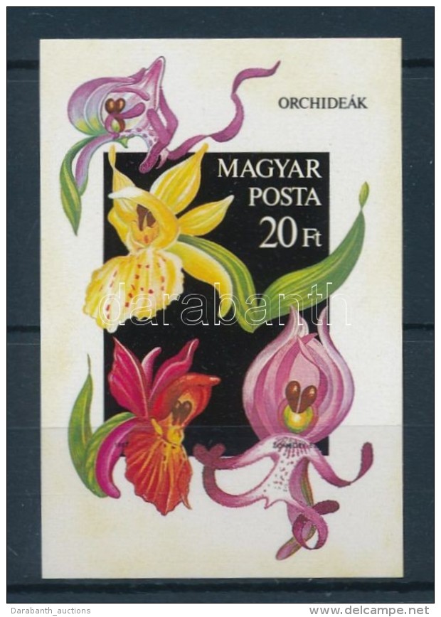 ** 1987 Orchideák Vágott Blokk (7.000) - Other & Unclassified