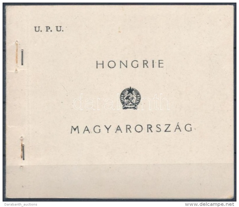 ** 1949 UPU Normál Bélyegfüzet (35.000) - Autres & Non Classés