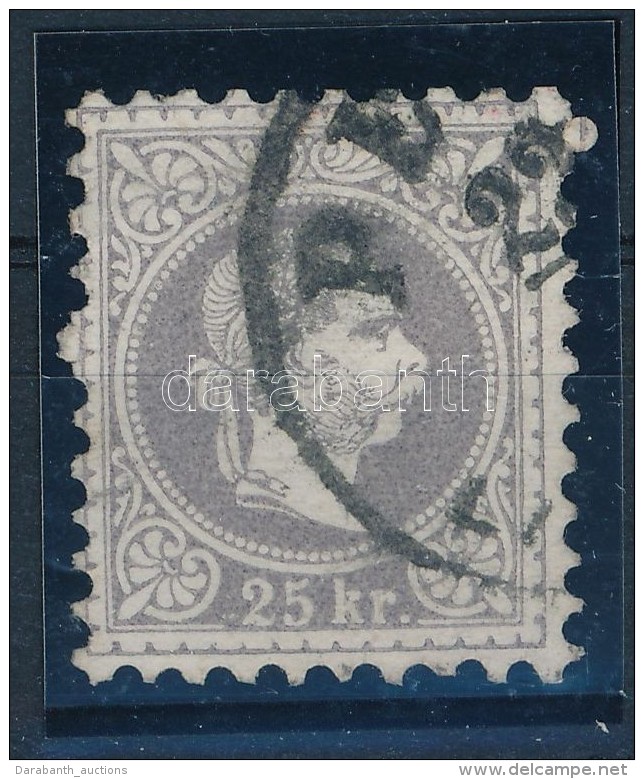 O 1867 25kr Szürkésibolya, 'PEST' (hibátlan) (55.000) - Autres & Non Classés