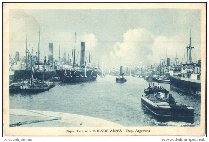 * T2 Buenos Aires, Dique Tercero / Port, Ships - Non Classés