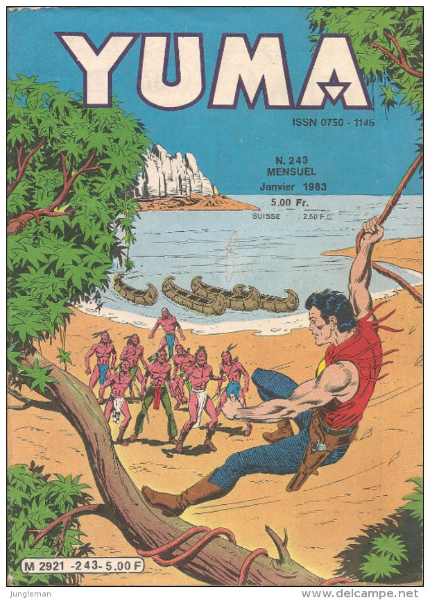 Yuma N° 243 - Editions LUG à Lyon - Janvier 1983 - Avec Zagor Et Le Petit Ranger - BE - Yuma