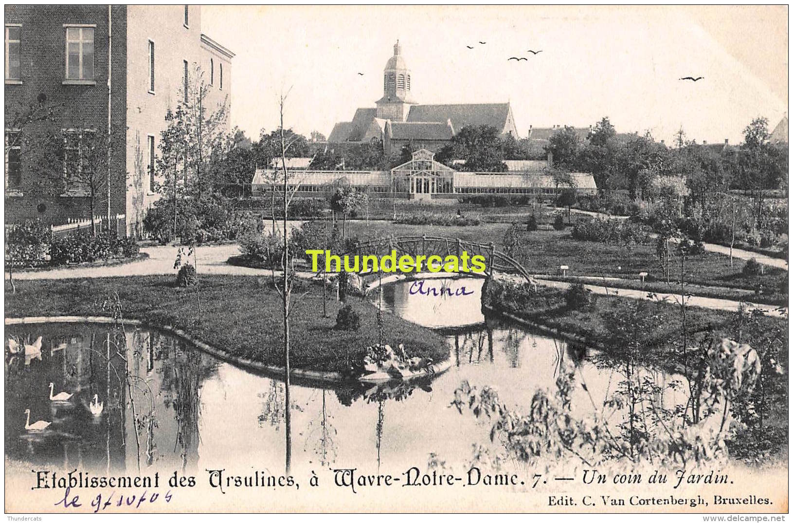 CPA ETABLISSEMENT DES URSULINES A WAVRE NOTRE DAME  UN COIN DU JARDIN - Sint-Katelijne-Waver