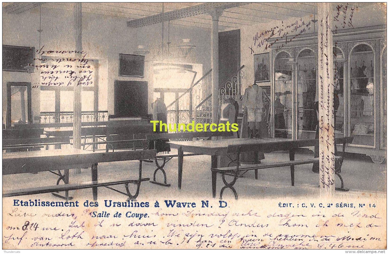 CPA ETABLISSEMENT DES URSULINES A WAVRE NOTRE DAME  SALLE DU COUP - Sint-Katelijne-Waver