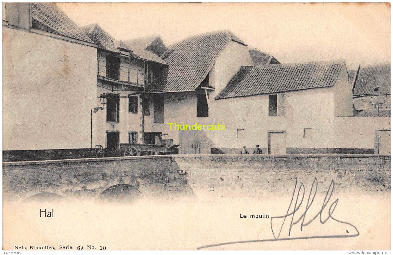 CPA  HALLE HAL LE MOULIN NELS SERIE 69 NO 10 - Halle