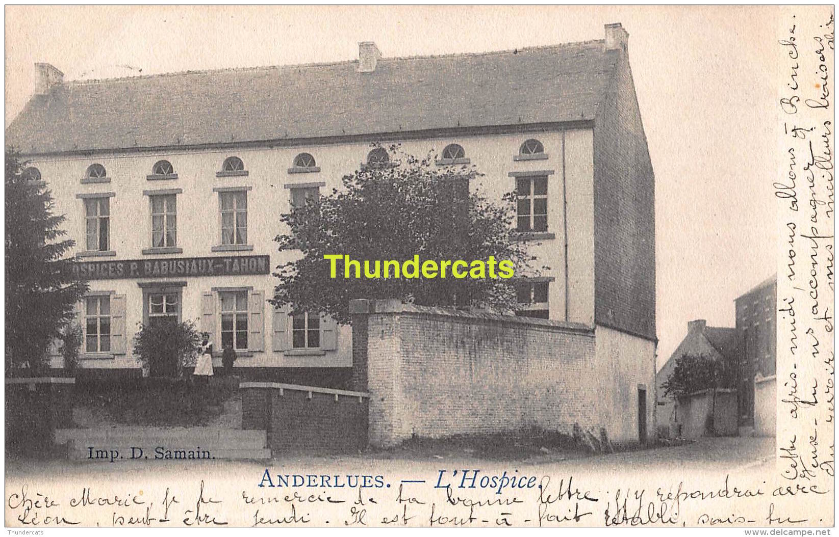 CPA  ANDERLUES  L'HOSPICE - Anderlues
