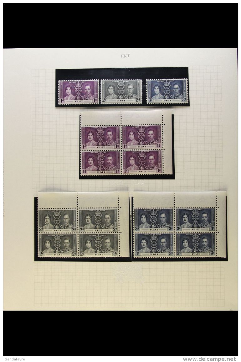 1937-52 FABULOUS MINT KGVI COLLECTION An Attractive, Mostly Never Hinged Mint Collection That Includes Multiples... - Fidschi-Inseln (...-1970)