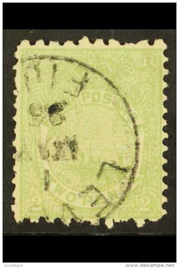 1891-1902 2d Dull Green, Perf 10 X 11&frac34;, SG 94, Fine Used. For More Images, Please Visit... - Fidji (...-1970)