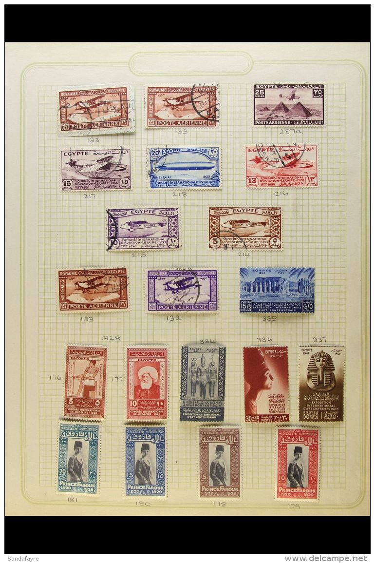 1923-1948 FRESH MINT AND FINE USED COLLECTION Includes 1926 Air 27m Deep Violet Used, 1933-38 Airs Complete Set... - Andere & Zonder Classificatie