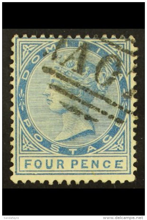 1877 - 9 4d Blue, Variety "malformed CE In Pence", SG 7a, Very Fine Used. For More Images, Please Visit... - Dominique (...-1978)