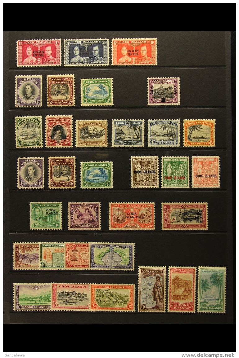 1937-61 KGVI MINT COLLECTION Presented On A Stock Page. Includes 1938 High Values Set, 1944-46 Sets, 1943-54 2s6d,... - Cook