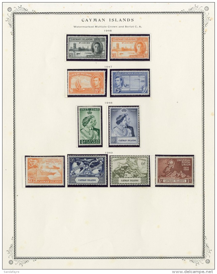 1902-49 FINE MINT COLLECTION Includes 1902-03 &frac12;d And 1d, 1905 2&frac12;d, 1908 &frac14;d, 1912-20 Values To... - Kaimaninseln
