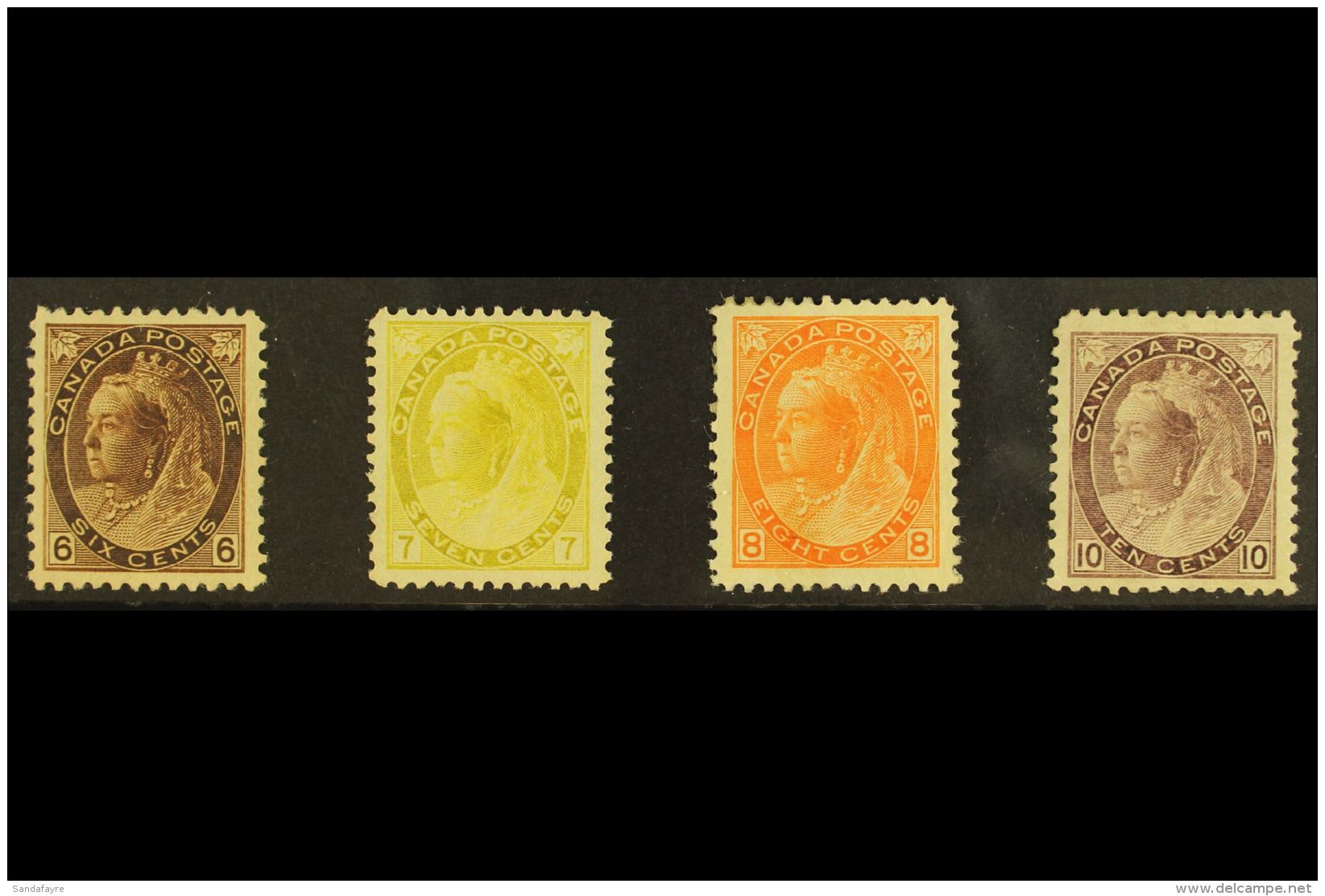 1898-1902 QV Definitive 6c To 10c, SG 159/63, Good To Fine Mint. (4 Stamps) For More Images, Please Visit... - Autres & Non Classés