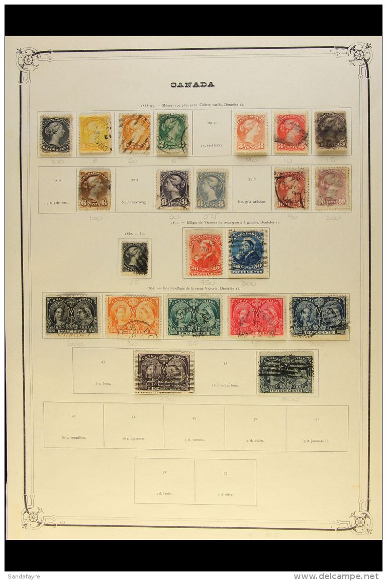 1859-1953 ALL DIFFERENT COLLECTION CAT &pound;2500+ An Old Mint &amp; Used Range On Yvert Pages, But, Somewhat Of... - Autres & Non Classés